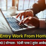 DATA Entry Work From Home Job