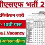 BSF Water Wing Recruitment 2024